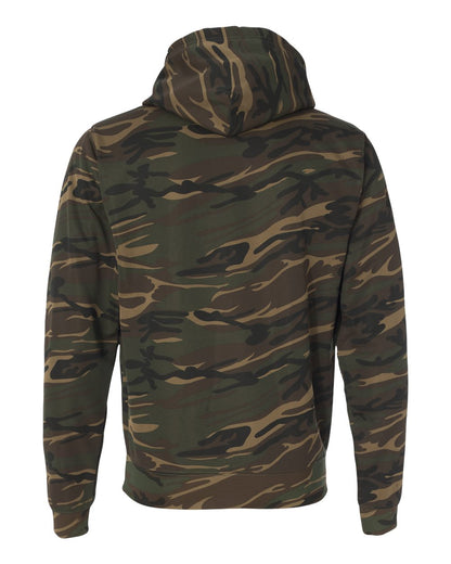J. America Men's Polyester Tailgate Hooded Sweatshirt 8615 #color_Camo