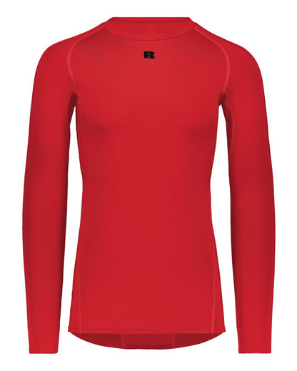 Russell Athletic Unisex CoolCore­® Long Sleeve Compression Shirt R20CPM #color_True Red