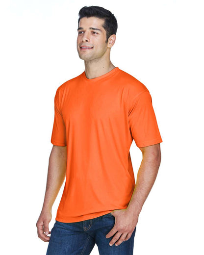 UltraClub Men's Cool & Dry Sport Performance Interlock T-Shirt 8420 #colormdl_Bright Orange