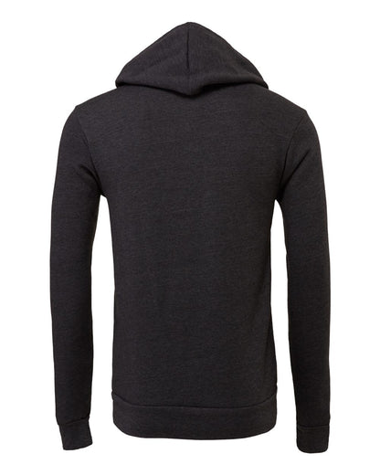 BELLA + CANVAS Unisex Sponge Fleece Hoodie Sweatshirt 3719 #color_Dark Grey Heather