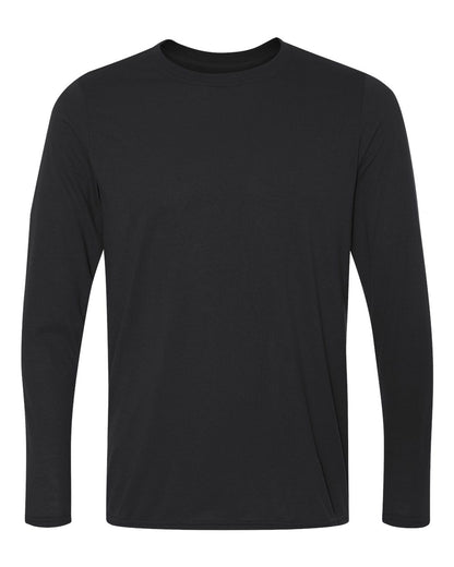 Gildan Unisex Performance® Long Sleeve T-Shirt 42400 #color_Black