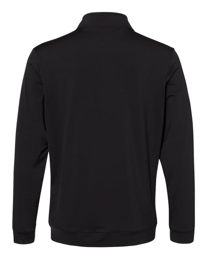 Adidas Men's Textured Quarter-Zip Pullover A295 #color_Black
