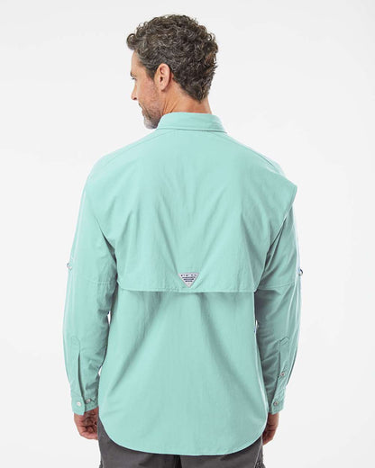 Columbia PFG Bahama™ II Long Sleeve Shirt 212463 #colormdl_Gulf Stream