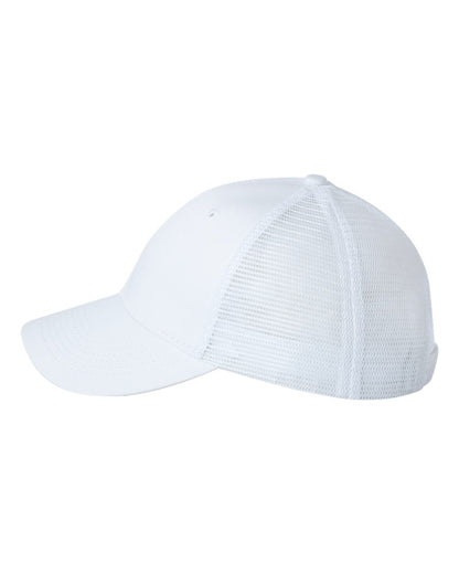 Valucap Mesh-Back Twill Trucker Cap VC400 #color_White