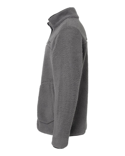 Columbia Men's Rugged Ridge™ II Sherpa Fleece Full-Zip 191111 #color_City Grey/ Shark