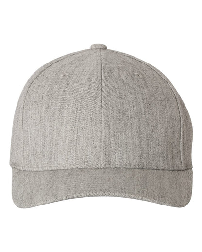 Flexfit Wool-Blend Cap 6477 #color_Heather Grey