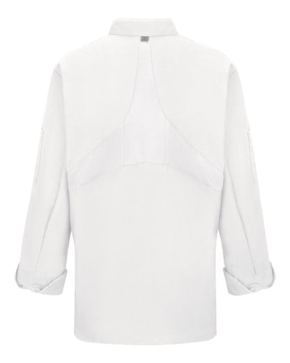 Chef Designs Women's Mimix™ Chef Coat with OilBlok 041X #color_White