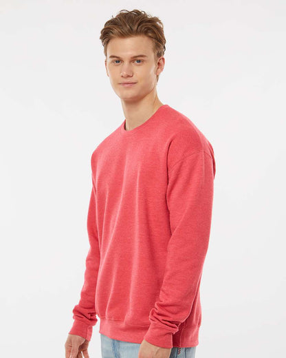 Tultex Fleece Crewneck Sweatshirt 340 #colormdl_Heather Red