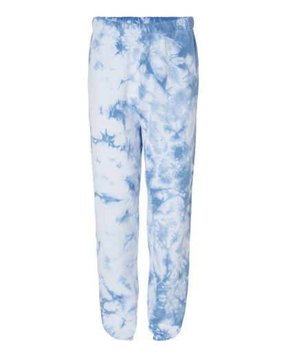 Dyenomite Dream Tie-Dyed Sweatpants 973VR #color_Cloudy Sky Crystal