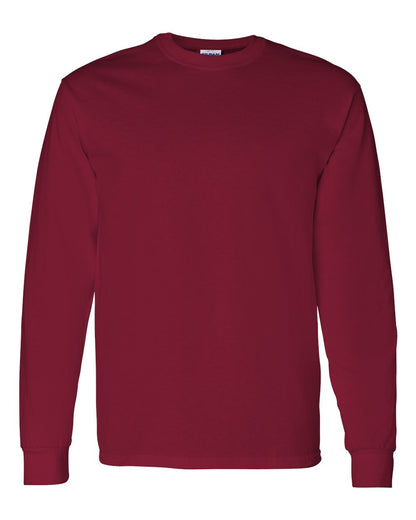 Gildan Unisex Heavy Cotton™ Long Sleeve T-Shirt 5400 #color_Cardinal Red