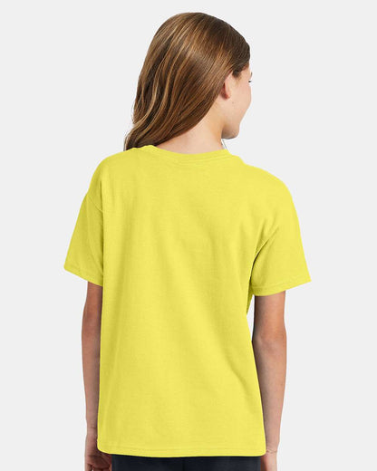 Hanes Ecosmart™ Youth T-Shirt 5370 #colormdl_Yellow