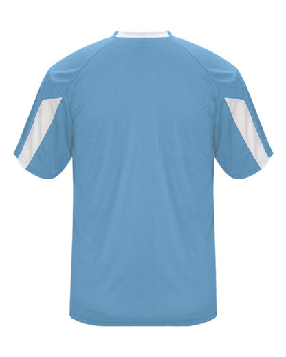 Badger Men's Striker T-Shirt 4176 #color_Columbia Blue/ White