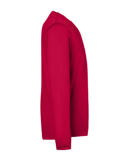 CORE365 Unisex Capital Long Sleeve Performance T-Shirt CE10L #color_Classic Red