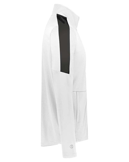 Holloway Men's Tall Crosstown Jacket 223530T #color_White/ Black
