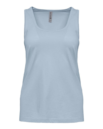 Next Level Women's Cotton Tank 3933 #color_Stonewash Denim