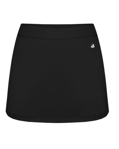 Badger Women's Skort 6151 #color_Black