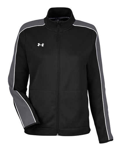 Under Armour Women's Command Full-Zip 1383272 #color_Black/ White
