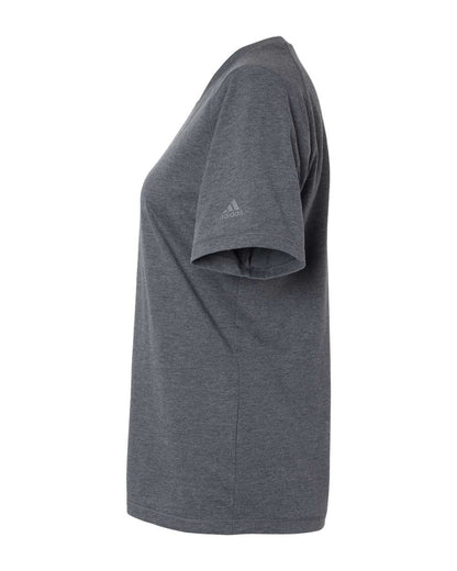 Adidas Women's Blended T-Shirt A557 #color_Dark Grey Heather