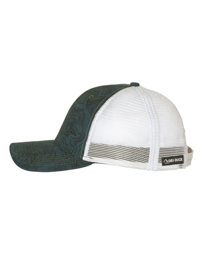 DRI DUCK Territory Trucker Cap 3458 #color_Forest