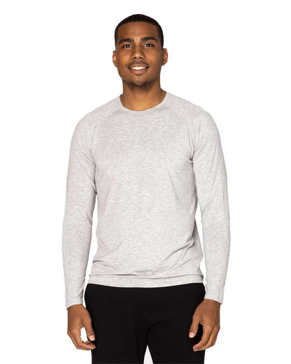 Threadfast Apparel Unisex Impact Long-Sleeve T-Shirt 382LS #colormdl_Heather Grey