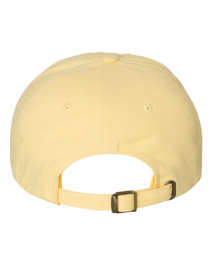YP Classics Peached Cotton Twill Dad Hat 6245PT #color_Yellow