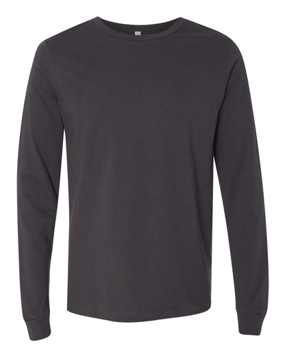 BELLA + CANVAS Unisex Jersey Long Sleeve Tee 3501 #color_Dark Grey