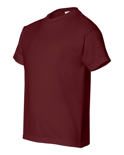 Hanes Essential-T Youth T-Shirt 5480 #color_Maroon