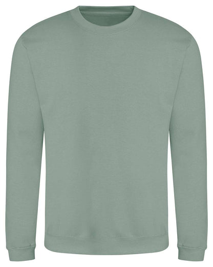 AWDis Unisex College Crewneck Sweatshirt JHA030 #color_Dusty Green