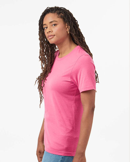 Tultex Combed Cotton T-Shirt 602 #colormdl_Charity Pink