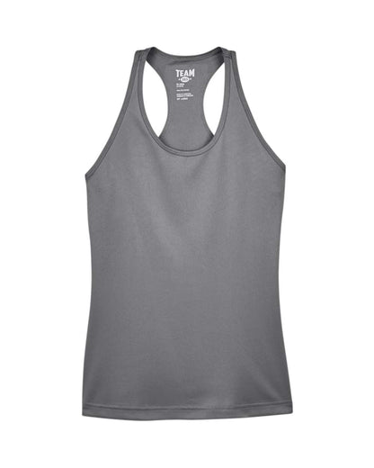 Team 365 Women's Zone Performance Racerback Tank TT11WRC #color_Sport Graphite
