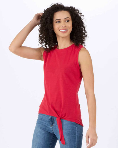 Boxercraft Women's Knot Front T-Shirt BW2507 #color_True Red