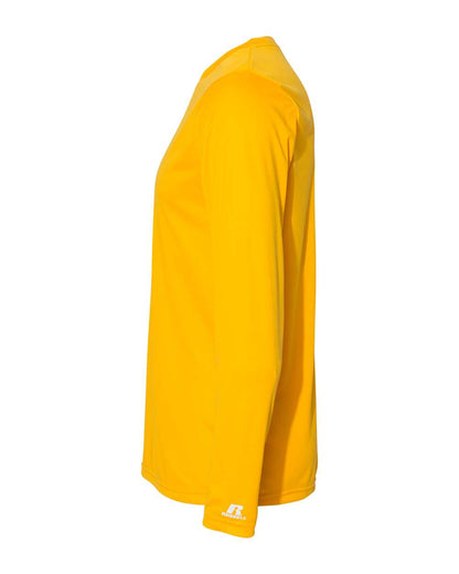 Russell Athletic Unisex Core Performance Long Sleeve T-Shirt 631X2M #color_Gold
