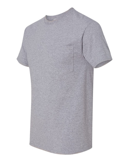 JERZEES Unisex Dri-Power® 50/50 Pocket T-Shirt 29MPR #color_Oxford
