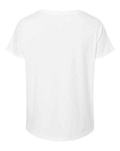 LAT Women's Curvy Collection Fine Jersey Tee 3816 #color_Blended White