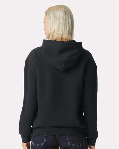 American Apparel Unisex ReFlex Fleece Hoodie Sweatshirt RF498 #colormdl_Black