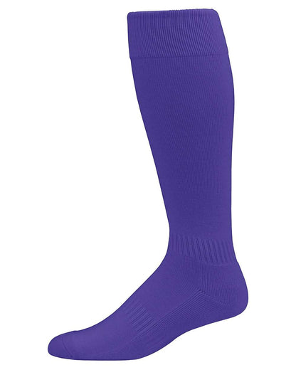 Augusta Sportswear Elite Multi-Sport Socks 6006 #color_Purple