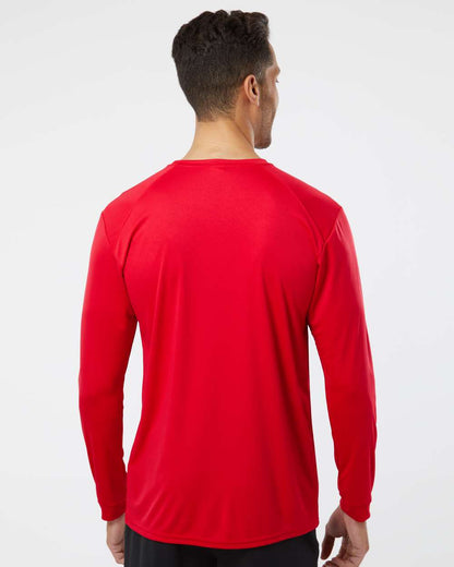 Paragon Unisex Long Islander Performance Long Sleeve T-Shirt 210 #colormdl_Red