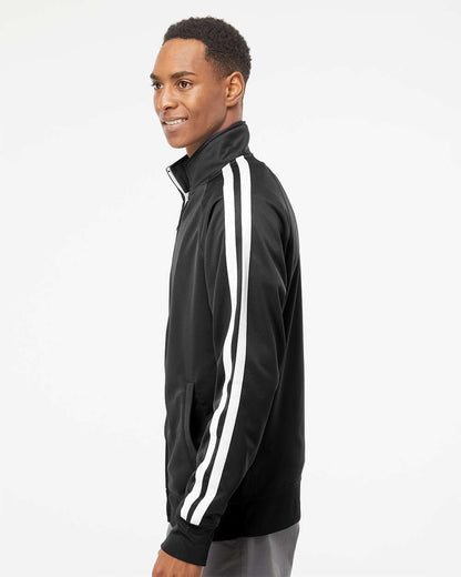 Independent Trading Co. Lightweight Poly-Tech Full-Zip Track Jacket EXP70PTZ #colormdl_Black