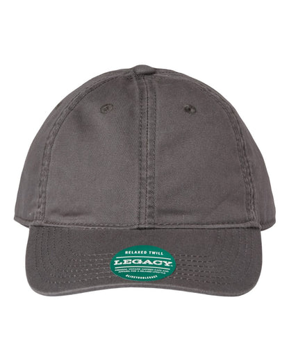 LEGACY Relaxed Twill Dad Hat EZA #color_Dark Grey