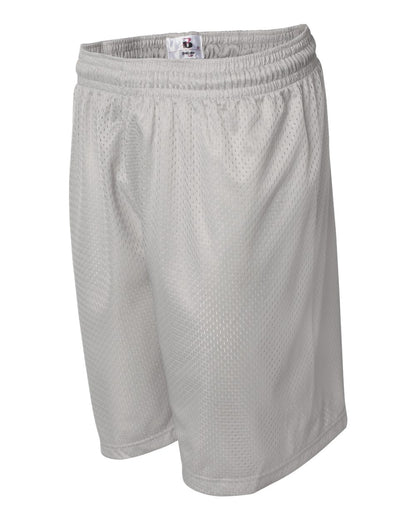 Badger Pro Mesh 7" Shorts 7207 #color_Silver