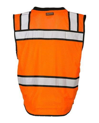 Kishigo Unisex High-Performance Surveyors Vest S5004-5005 #color_Orange