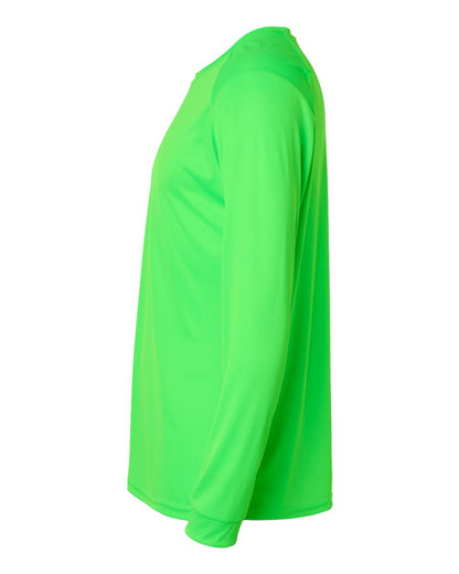 Paragon Unisex Long Islander Performance Long Sleeve T-Shirt 210 #color_Neon Lime