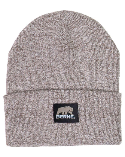 Berne Apparel Heritage Knit Cuff Beanie H150 #color_Hickory Heather