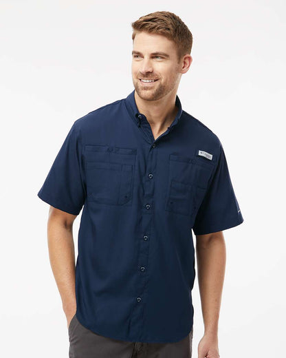 Columbia PFG Tamiami™ II Short Sleeve Shirt 212468 #colormdl_Collegiate Navy