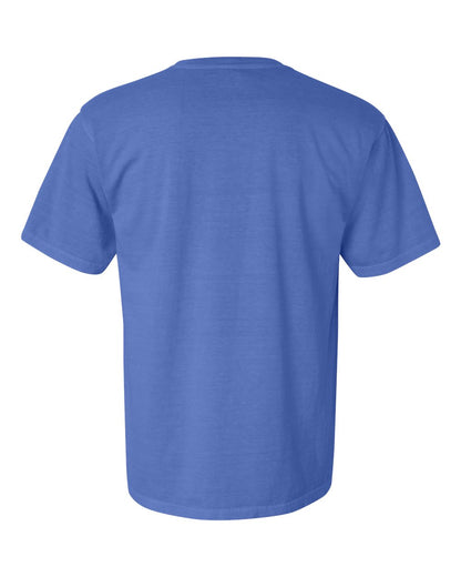 Comfort Colors Unisex Garment-Dyed Heavyweight T-Shirt 1717 #color_Flo Blue
