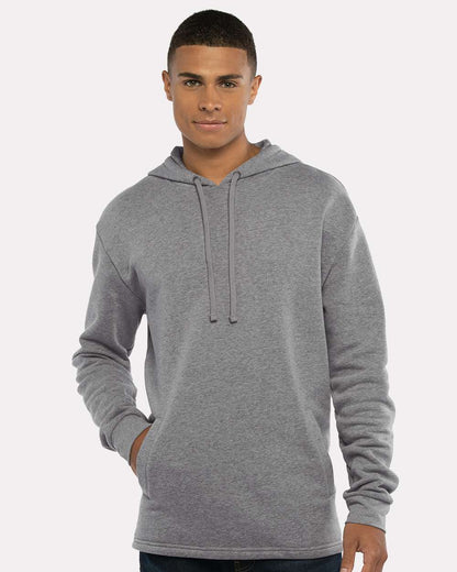 Next Level Malibu Welt Pocket Hoodie 9300 #colormdl_Heather Grey