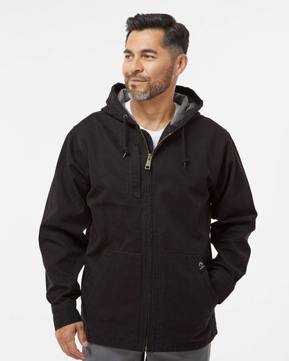 DRI DUCK Men's Tall Laredo Boulder Cloth™ Canvas Jacket with Thermal Lining 5090T #colormdl_Black