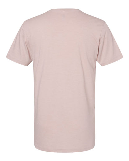 American Apparel CVC V-Neck Tee 2006CVC #color_Heather Blush