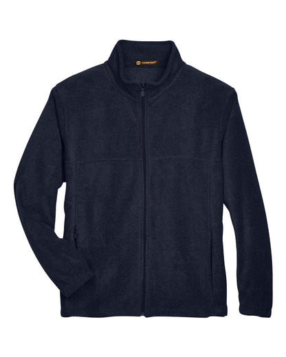 Harriton Men's Tall Full-Zip Fleece M990T #color_Navy