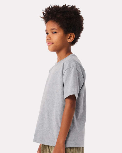 BELLA + CANVAS Youth 6oz. Heavyweight Tee 3010Y #colormdl_Athletic Heather